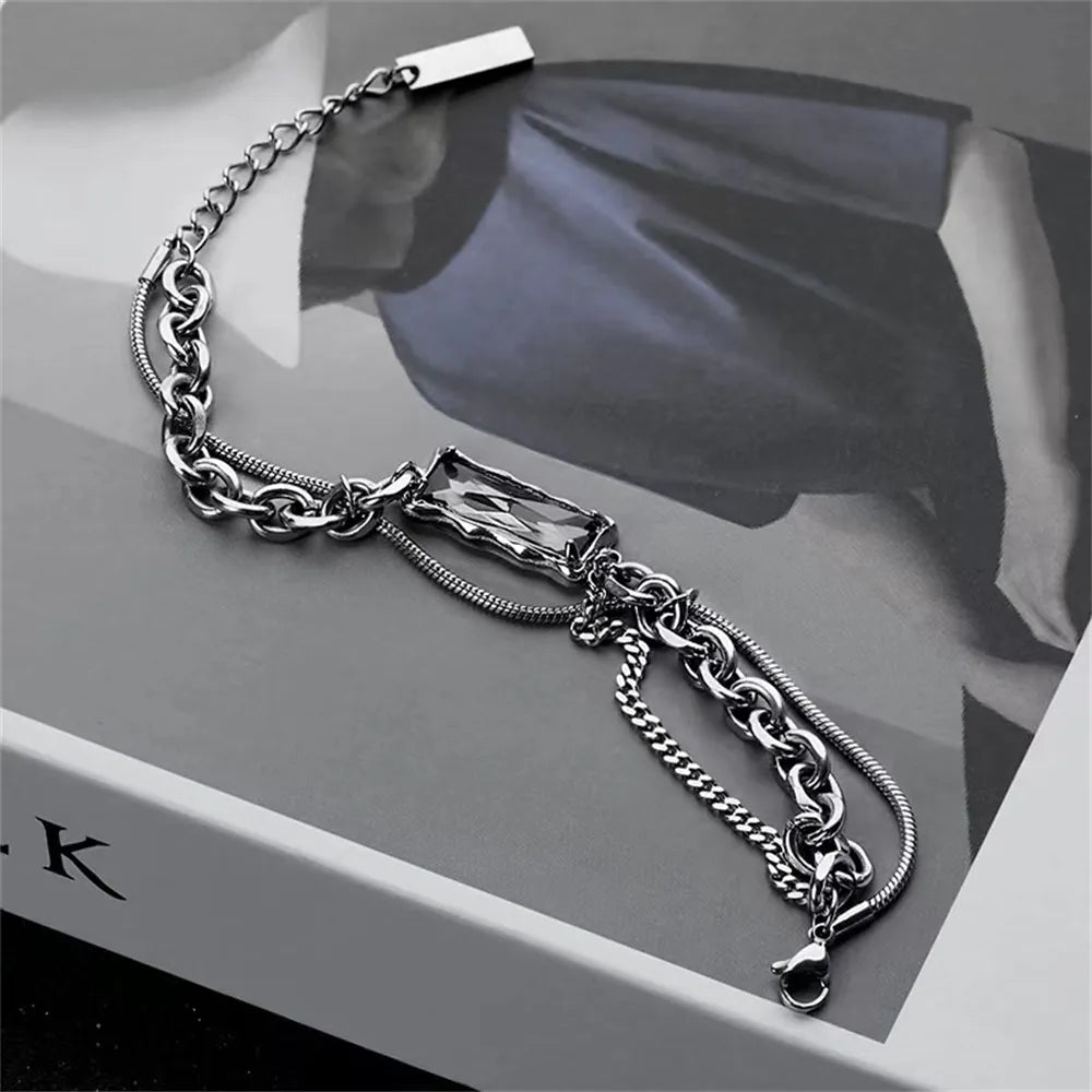 Trend Bracelet Korea Kpop Silver Color