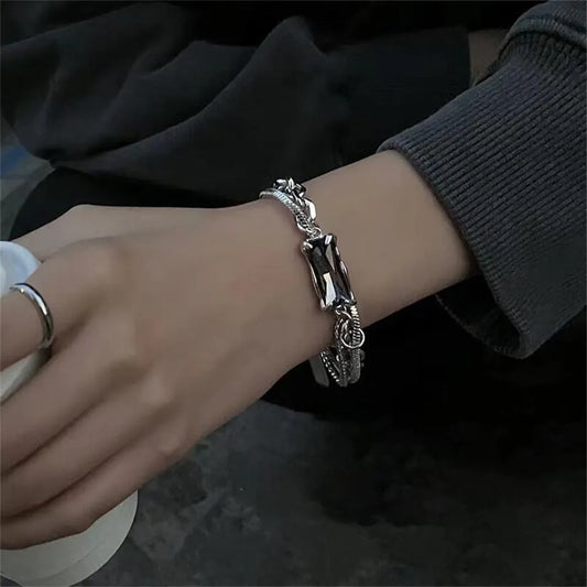 Trend Bracelet Korea Kpop Silver Color