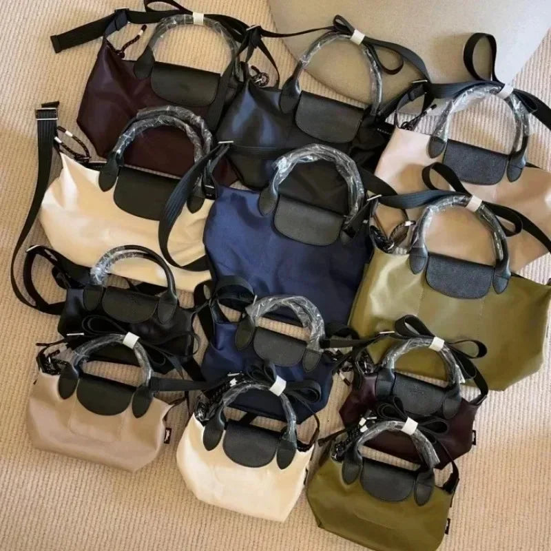 Foldable Dumpling Bun Bag Waterproof Tote Bags